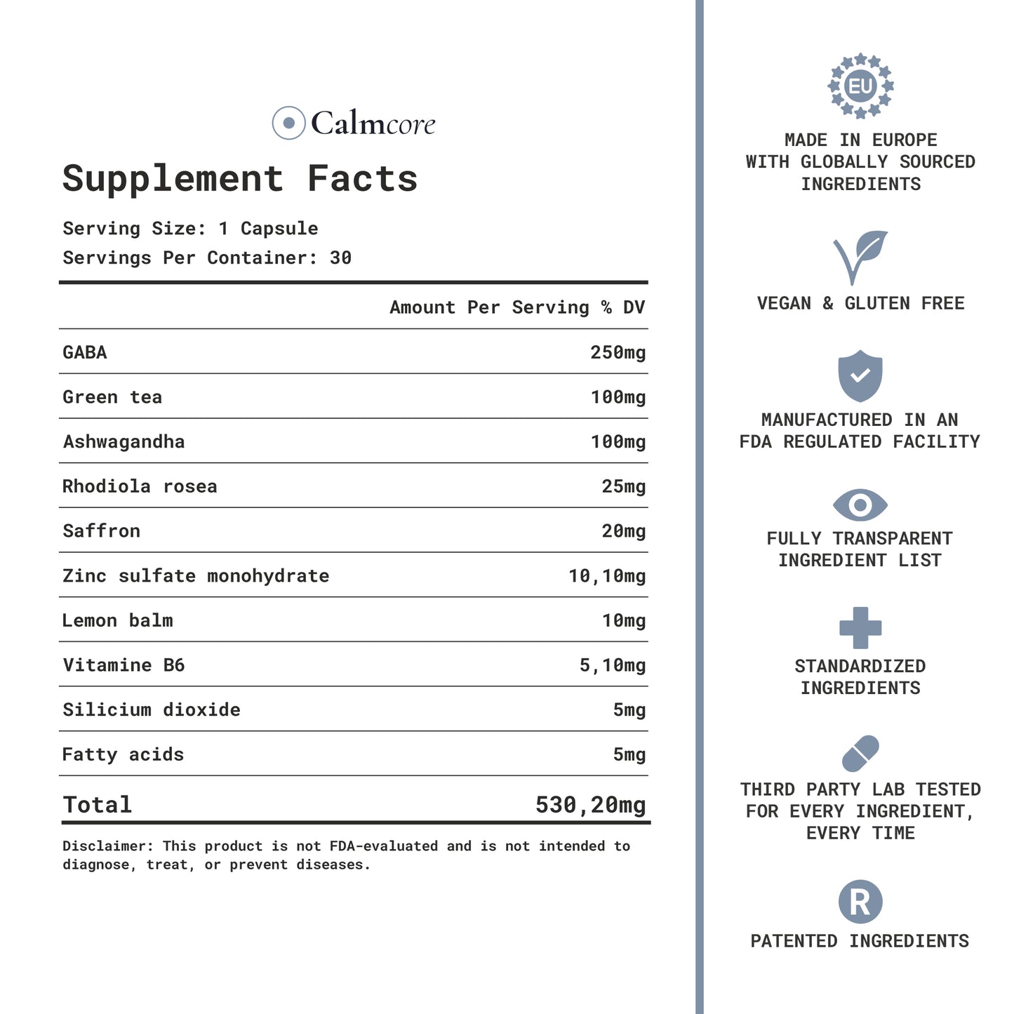 Calm Core - Intelligent Mood Support Kit